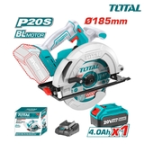 Máy cưa đĩa tròn dùng pin 20V Total - TSLI18511