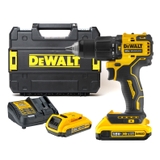Máy khoan cầm tay 20Vmax/BL Dewalt DCD709D2 (Máy, Sạc, 2pin*2Ah Vali)