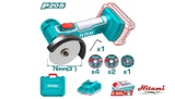 Máy Cắt/mài Mini Dùng Pin Lithium 20V (1 Pin 2.0Ah 1 Sạc) Total TAGLI76012