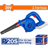 Máy thổi bụi dùng pin 20V(không kèm pin và sạc) WadFow WBLP552