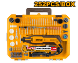 Bộ 252 Món Máy Mài Khuôn Mẫu Và Phụ Kiện Mài 130W INGCO MG133281
