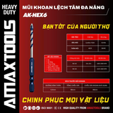 Mũi Khoan Đa Năng Lệch Tâm Amaxtools AK-HEX6 6mm, Độ Bền Cao