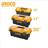 Bộ 3 Hộp Nhựa Đựng Công Cụ 14 inch+17 inch+20 inch (Khóa Nhựa) INGCO PBXK0301