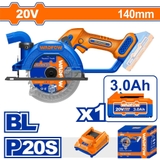 Máy Cưa Đĩa Tròn Dùng Pin 20V-140mm WADFOW WLWP5631 (1 Pin 3.0Ah)