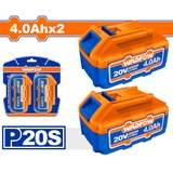 Bộ Combo 2 Pin 20V/4.0Ah WADFOW WOS240685