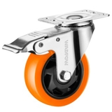 Bánh Xe Đẩy Cố Định Có Khóa 1.5 inch
(ren M10) WADFOW WJL6243