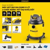 [Sale 9/9] Máy Hút Bụi Gia Đình Stanley 900W 9L SL19128PA