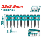 Bộ 10 đinh bê tông 32mm Total TAC02321