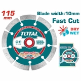Đĩa cắt gạch khô có phủ hợp kim nhân tạo Total TAC2111153 115x22mm