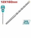 Mũi Khoan Bê Tông Bốn Cạnh (+) 12X160mm Total TAC311202C