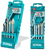 Bộ 5 mũi khoan kính đuôi trơn TOTAL TACSD7256