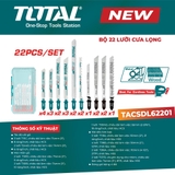 Bộ 22 lưỡi cưa lọng TOTAL TACSDL62201