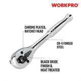 Tay vặn nhanh tự động 3in1 ( có đầu vuông 1/4inch + 3/8inch + 1/2inch) Workpro - WP271014