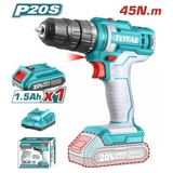 Máy Khoan Dùng Pin 20V (1 Pin 1.5Ah & 1 Sạc) Total TDLI20051