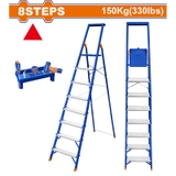 Thang Nhôm Gia Đình Bằng Thép Và Nhôm 8 Bậc WADFOW WLD1H08
