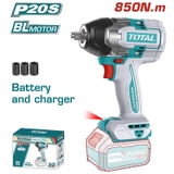 Máy Siết Buloong Không Chổi Than Dùng Pin 20V (Chưa Pin & Sạc) Total TIWLI20851