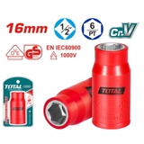 Đầu Tuýp Lục Giác Cách điện 1/2 Inch 16mm Total THIHAST12161