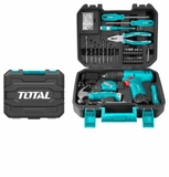 Bộ máy khoan dùng pin 12V và 81 chi tiết Total THKTHP10812