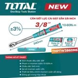 [Sale 25/9] Cần Siết Lực 3/8 Inch 10-60Nm Total THPTW3860N6