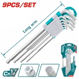 Bộ Lục Giác đầu Bi 9 Chi Tiết 1.5-10mm Total THT106291