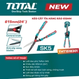 Kéo cắt tỉa hàng rào 615mm TOTAL THT1518301