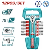 Bộ 12 đầu Tuýp 3/8 Inch Total THT381121