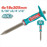 Đục Bê Tông Nhọn 4mmx19mmx 305mm Total THT4530419