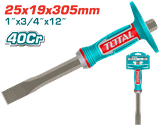 Đục sắt dẹp 19x16x305mm Total THT4532519