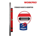 Thước thủy có từ tính, bằng nhôm, dạng hộp, kích thước 600mm Workpro - WP262011