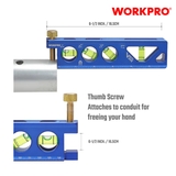 Thước thủy có từ tính, dạng hộp, kích thước 165mm (6.5 inch) Workpro - WP262025