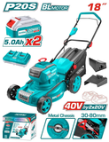Máy Cắt Cỏ đẩy Tay Total TLMLI20186 40V 18 Inch Không Chổi Than