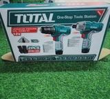 Bộ combo máy vặn vít và máy khoan dùng pin 12V Total TKLI1201
