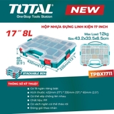 Hộp nhựa đựng linh kiện 17 Inch TOTAL TPBX1711