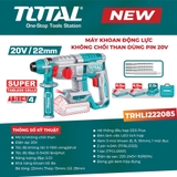 Máy khoan động lực không chổi than dùng pin 20V TOTAL TRHLI222085