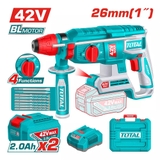 Máy Khoan Bê Tông Không Chổi Than Dùng Pin 42V Total TRHLI422682