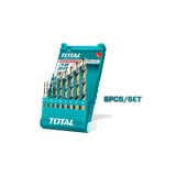 Bộ 9 mũi khoan kim loại HSS Total - TACSD0095