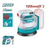 Máy Chà Nhám Tròn Không Chổi Than Dùng Pin 20V (chưa Pin & Sạc) Total TROSLI2002
