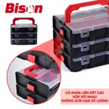 [Sale Lễ 2/9] Hộp Nhựa Đựng Linh Kiện 6 Ngăn Bison BS511002 Có Thể Ghép Nối