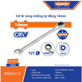 Cờ Lê Vòng Miệng Tự Động 14mm WADFOW WSA5114