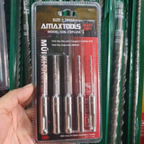 Bộ 5 Mũi Khoan Bê Tông Amaxtools SDS-3.2PLUSE 3.2mm, Đầu Hợp Kim