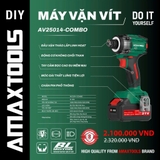 Combo Máy Vặn Vít Pin Amaxtools AV25014 21V, Kèm 2 Pin Và Sạc