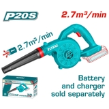 Máy thổi bụi dùng pin Lithium-Ion 20V (không kèm pin & sạc) Total TABLI2078