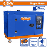 Máy Phát Điện Diesel Không ồn WADFOW WDG2A80-1 6500W