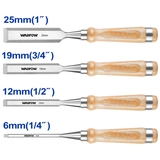 Bộ 4 Đục Gỗ 6 12 19 25mm WADFOW WWC3214
