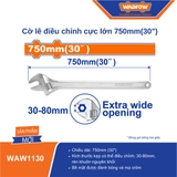 Mỏ Lê Điều Chỉnh Cực Lớn 750mm(30 inch) WADFOW WAW1130