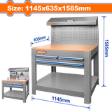Bàn làm việc 1145x635x15 85mm WadFow WCS5A05