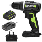 Máy Khoan Pin 20V Có Búa (Pin 5Ah + Sạc 2Ah) Worx WE213.15.2B