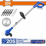 Máy Cắt Cỏ Dùng Pin 20V (không Gồm Pin & Sạc) WADFOW WGTP510