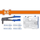 Bộ 101 chi tiết Kềm rút rivet 9.5 inch và đinh rút WadFow WHR1909