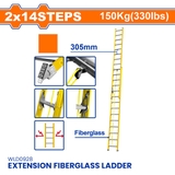 Thang Xếp Sợi Thủy Tinh Kéo Dài 2x14 Bậc WADFOW WLD0928